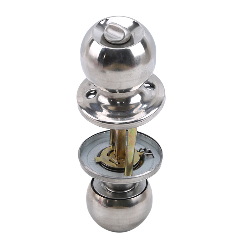 Furniture Hardware Supply - Kenop Pintu Bulat Privasi dengan Kunci