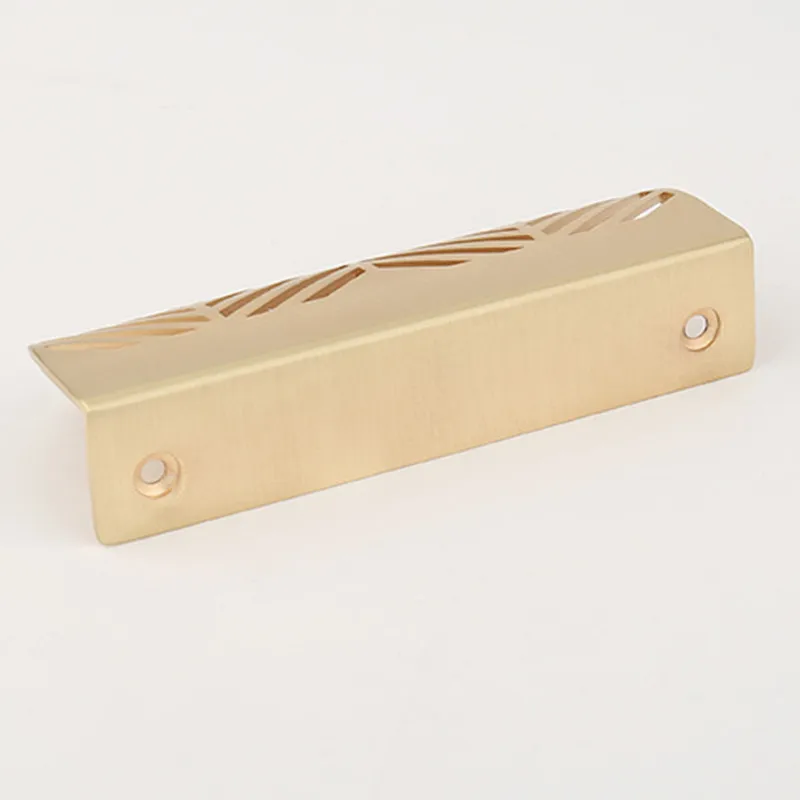 Furniture Hardware Wholesale - 2026 Gagang Laci Kuningan Bentuk Daun