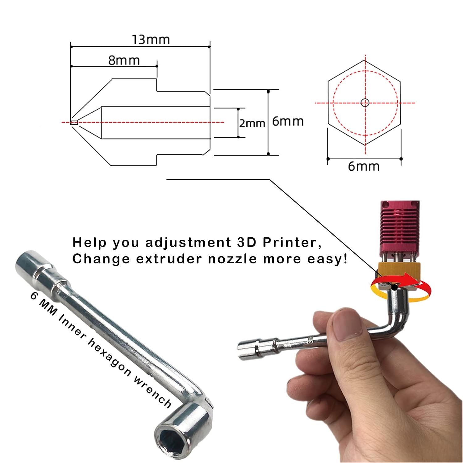 CREALITY 20 Buah Nozel Kuninga - Creality Printer Ender 3 ulasan dan harga