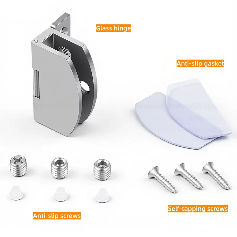 2 Buah Klip Engsel Pintu Kaca  - Quality Furniture Hardware ulasan dan harga