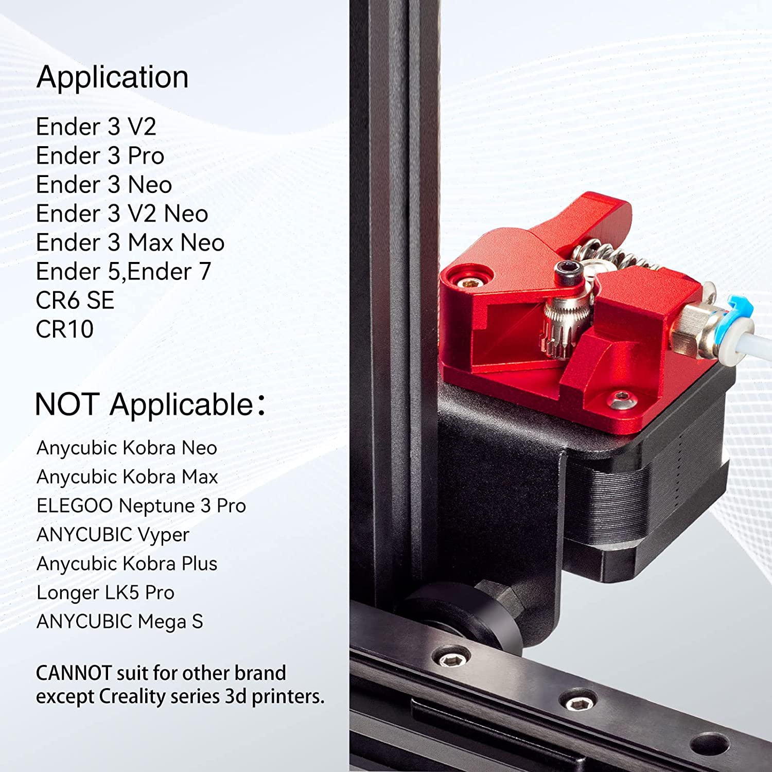 Kit Peningkatan Ekstruder Roda - Creality Printer Ender 3 ulasan dan harga