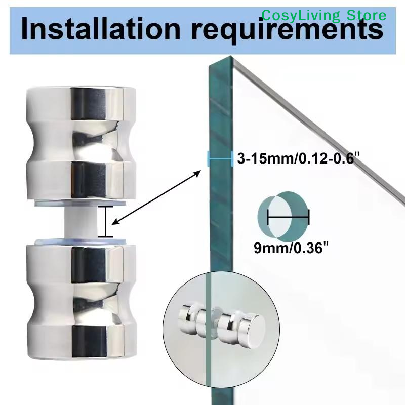 [CL]Gagang Pintu Kaca Shower B - Furniture Hardware Supply ulasan dan harga