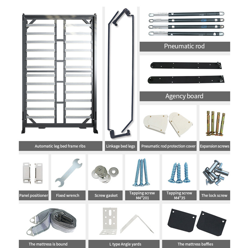 Mekanisme Tempat Tidur Lipat T - Furniture Hardware In China ulasan dan harga